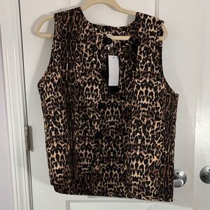 Leopard Print vest by Wyse